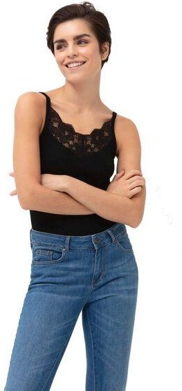 Thumbnail - Mey Damen Spaghetti-Top Organic mit Spitze Bio-Baumwolle