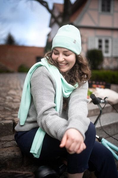 Grote Strick Leichter Schal LIEBESGRUND Bio-Baumwolle (kbA) GOTS