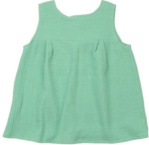 Kinder Blusentop GOTS-zertifiziert aus Bio-Baumwolle grün „Raspberries“ – Walkiddy