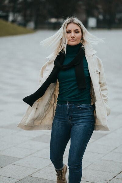 De IONESCU Schal aus 100% Hanf - Unisex