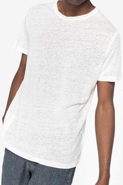 YTWOO Herren T-Shirt Rundhalsausschnitt aus 100% nachhaltigen Leinenfasern