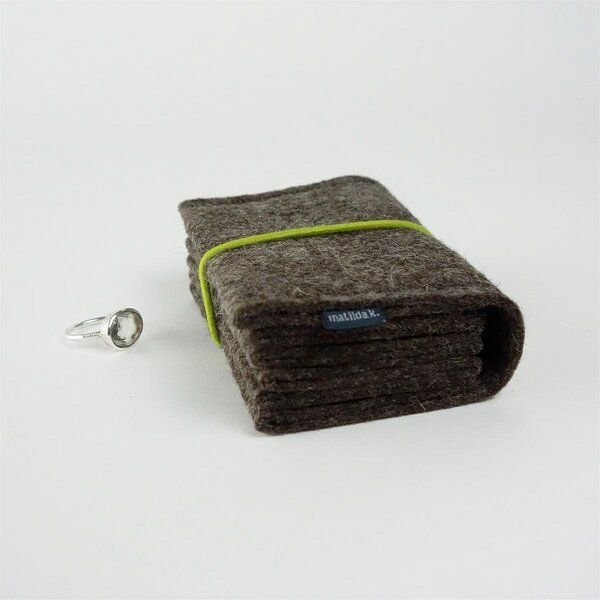 matilda k. manufaktur Schmuckaufbewahrung 'schmucknest' mittel aus Wollfilz 'matilde' mit Rundgummi-Verschluß in vielen ...