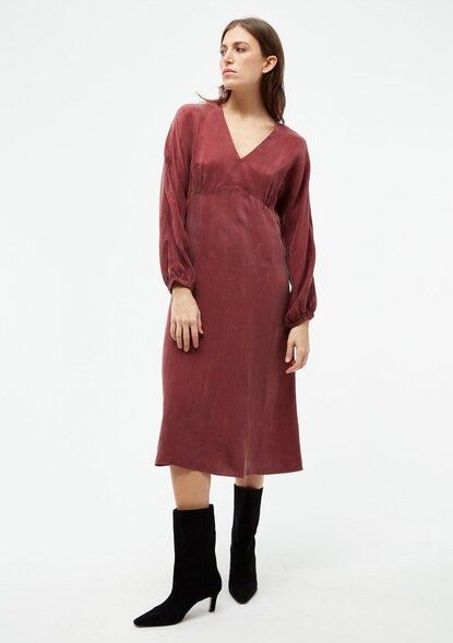 Givn Berlin Midi Kleid GBANISSA aus Cupro (Bemberg)