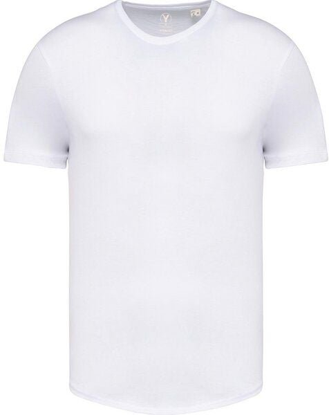 YTWOO Herren-T-Shirt mit abgerundetem Saum aus 100% nachhaltiger Bio-Baumwolle