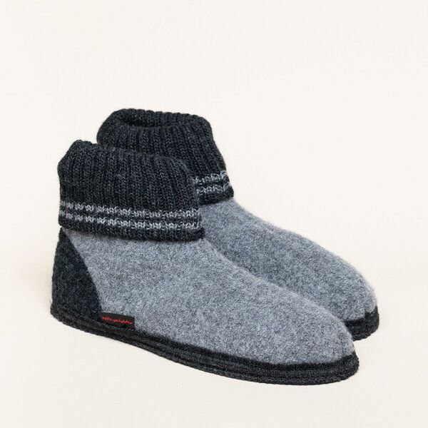 Kitz-Pichler Hüttenschuh MV Kauns - Filzhausschuh für Damen & Herren aus 100% Schurwolle