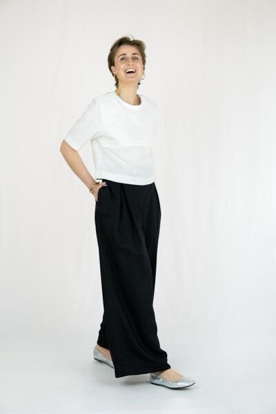 keijn Hose SMART - Lange Bundfaltenhose aus Lyocell-Twill