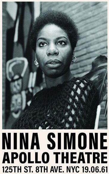 Photocircle Poster / Leinwandbild - Nina Simone at the Apollo Theatre