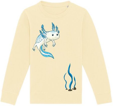 Spangeltangel Kinder-Sweatshirt "Axolotl"