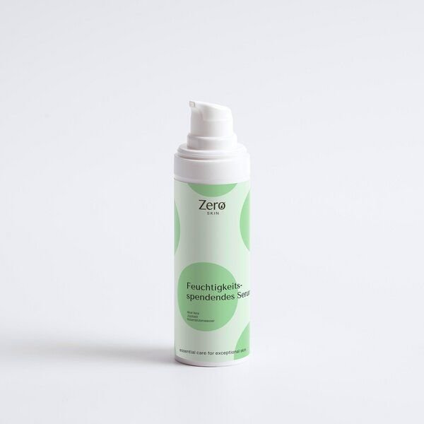 Zero Skin Feuchtigkeitsspendendes Serum mit Hyaluronsäure, Bisabolol & Moltebeere - 30 ml