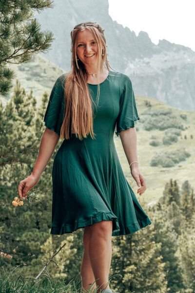 Vivien Joy Luftiges Sommerkleid mit Schmetterlingsärmel - Farrah Comfy Dress