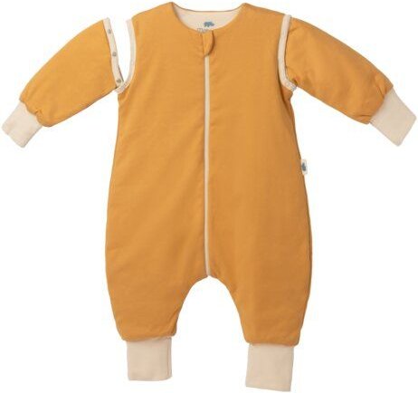 Mababu Schlafanzug & Pyjama in Einem | 0.5 TOG Schlafsack mit Füßen | Bio-Baumwolle | GOTS-zertifiziert