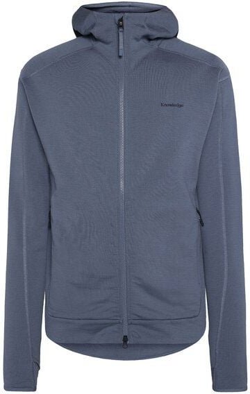 KnowledgeCotton Apparel Fleece-Pullover mit Kapuze DYNAMIC aus Merinowolle - Herren