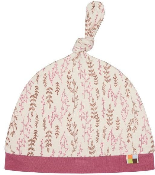 loud + proud Babys & Kinder Mütze aus Interlock mit Druck, GOTS-zertifiziert