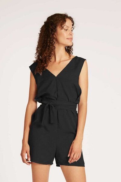 Thumbnail - WiDDA berlin Schwarzer Jumpsuit ENIBI aus TENCEL®