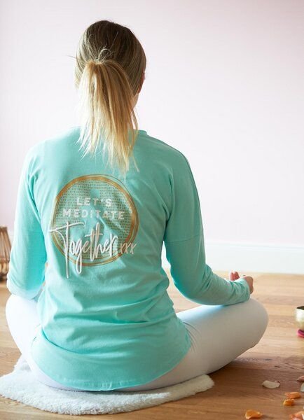 SPARKLES OF LIGHT Yoga Shirt | LET'S MEDITATE TOGETHER