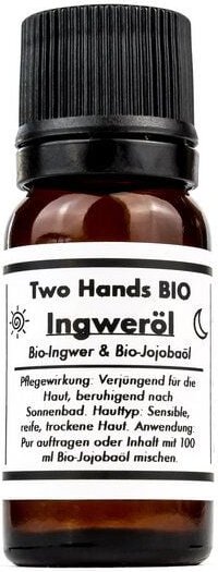 Two Hands BIO Ingweröl mit Bio-Ingwer & Bio-Mandelöl - 5% Extrakt - Bio Vegan
