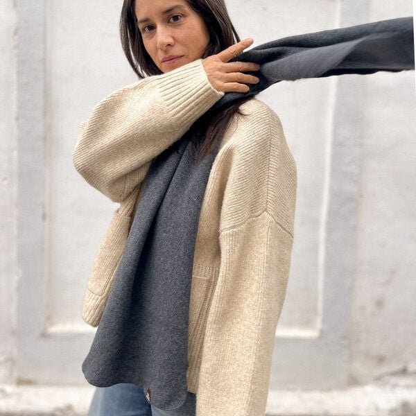 Liebe Deinen Planeten Bio-Baumwolle Winter Schal Classic | Vegan | Kratzfreie Naturfaser | Made in Austria in | in viele...