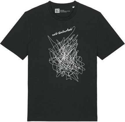 ilovemixtapes Unisex T-Shirt mit not disturbed Motiv – Nachhaltig, Fair, Vegan, Bio-Baumwolle