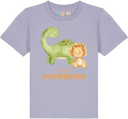 watabout.kids T-Shirt Kinder Dinosaurier 06 Große Schwester