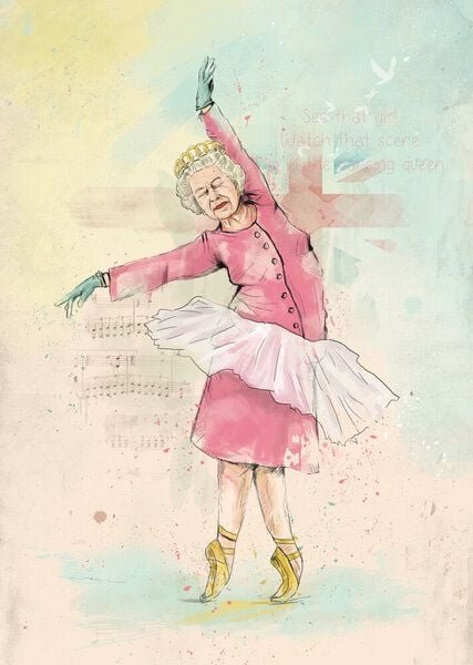 Photocircle Poster / Leinwandbild - Dancing queen