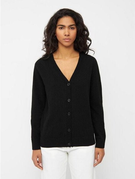 Thumbnail - KnowledgeCotton Apparel Cardigan V-NECK aus Bio-Lammwolle