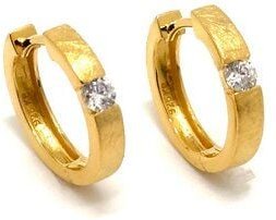 MOANINA Ohrringe Loano Hoops - 925 Silber/18k Gold Vermeil