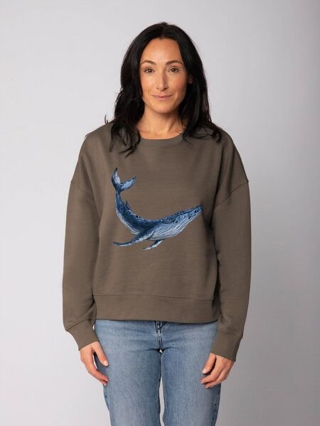 watapparel Sweatshirt Frauen Wal