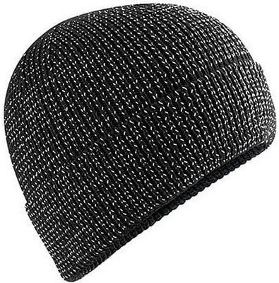 Beechfield Reflektierendes Beanie Mütze Wintermütze Strickmütze Jogging Damen / Herren