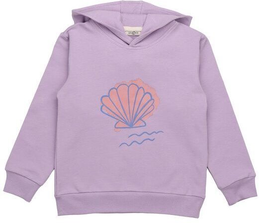 Cotokids Kinder Kapuzenpullover – Helllila mit Muschelmotiv, weich & bequem, wärmend, alltagstauglich, gut kombinierbar ...