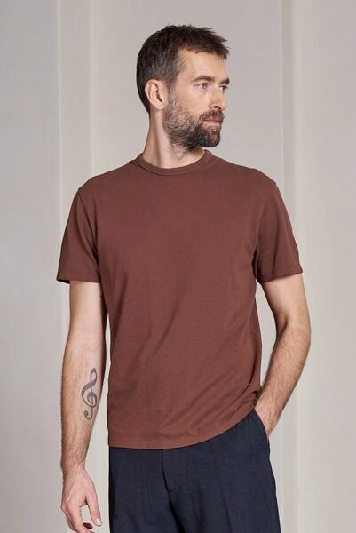 Thumbnail - About Companions Basic T-Shirt LIRON aus Bio-Baumwollpiqué