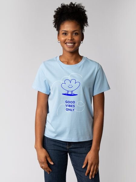watapparel T-Shirt Frauen Good vibes only