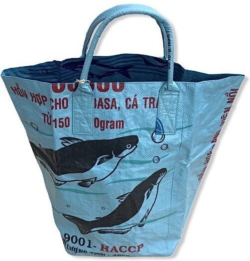 Beadbags Kleine Universaltasche / Wäschesack aus recycelten Reissack Ri9.2