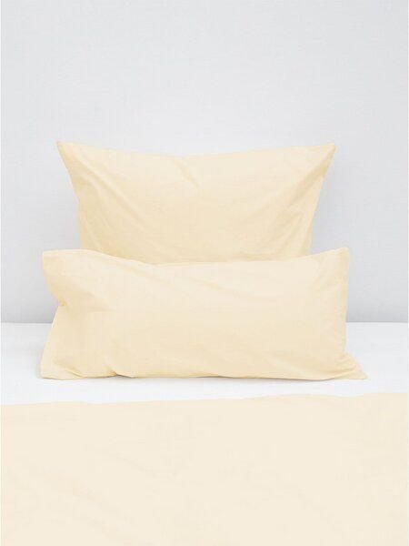 erlich textil Fred Kopfkissenbezug aus weicher Bio-Baumwolle, made in Europe