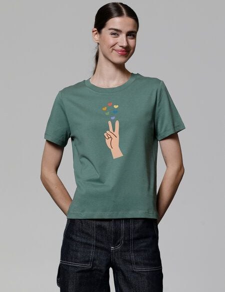 watapparel T-Shirt Frauen Spread Love