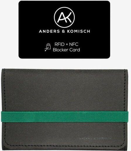 ANDERS & KOMISCH Mittelgroßes Portemonnaie mit RFID Schutz - A&K KOMPAKT