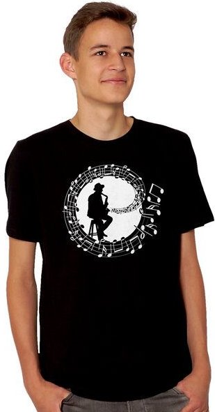 HANDGEDRUCKT "Musicmaker" Männer T-Shirt