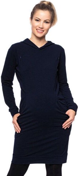 Milchshake ISLA warmes Umstands-und Stillkleid aus Bio Baumwolle