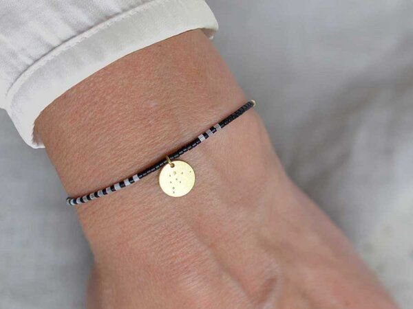 renna deluxe Sternzeichen Armband Gold
