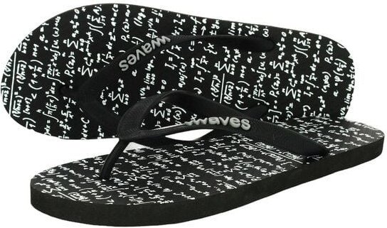 WAVES Hiriketiya - schwarz-weiße Zehentrenner aus fair gehandeltem Naturkautschuk
