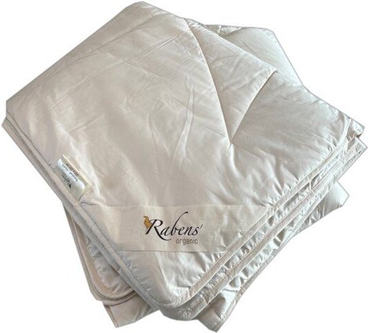 Rabens´ organic 200x200 cm Ganzjahres Alpaka Bio Bettdecke, made in Germany
