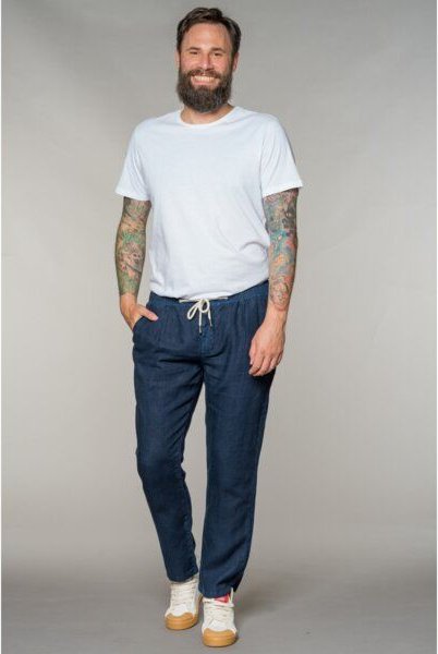 Feuervogl fv-Ma:ts | Herrenhose | 100% Leinen