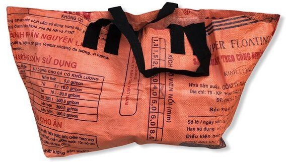 Beadbags Große Einkaufstasche Ri42 recycelter Reissack