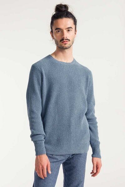 Rifò - Circular Fashion Made in Italy Vittorio Pullover aus recycelter Denim