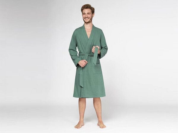 Yumeko Bademantel Jersey Damen/Herren aus Bio-Baumwolle