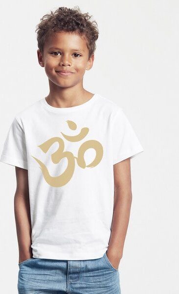 Peaces.bio - handbedruckte Biomode Bio-Kinder T-Shirt Om