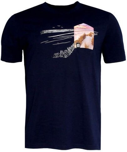 FÄDD Herren T-Shirt Rundhals aus Bio-Baumwolle "Nordsee BT" Navy Blau