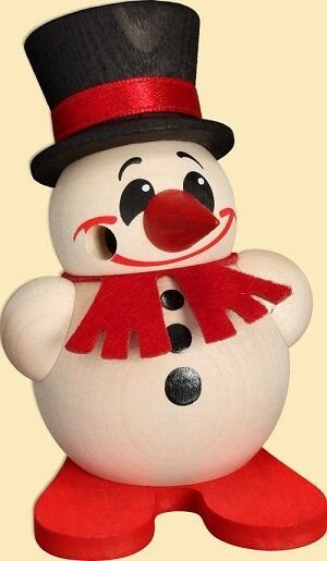 Seiffener Volkskunst eG Cool-Man Kugelräuchermännchen klein 9 cm -verschiedene Modelle zur Wahl