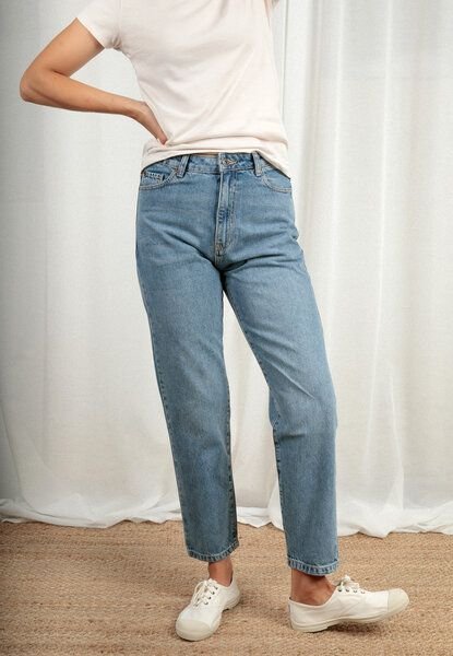 TORLAND High Waist Damenjeans - Mom Style MARIA