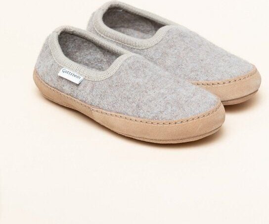 Gottstein Woll-Hausschuh Cheyenne aus 100% Schurwolle | Hüttenschuh für Damen & Herren