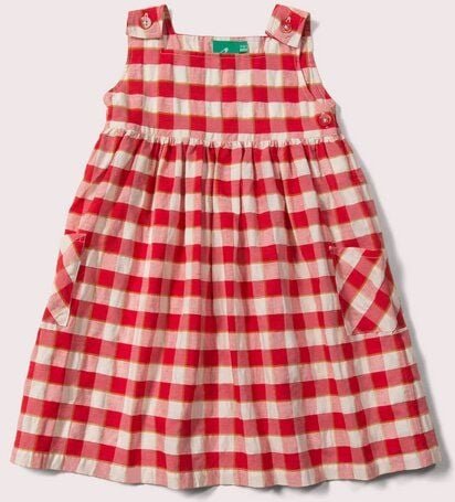 Little Green Radicals Kinder-Kleider aus Bio-Baumwolle – Pinny Dress